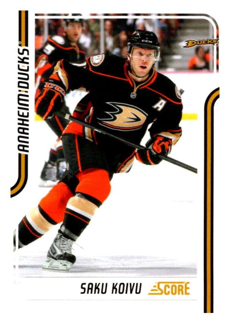 2011-12 Score Glossy #40 Saku Koivu Anaheim Ducks V94969 Image 1
