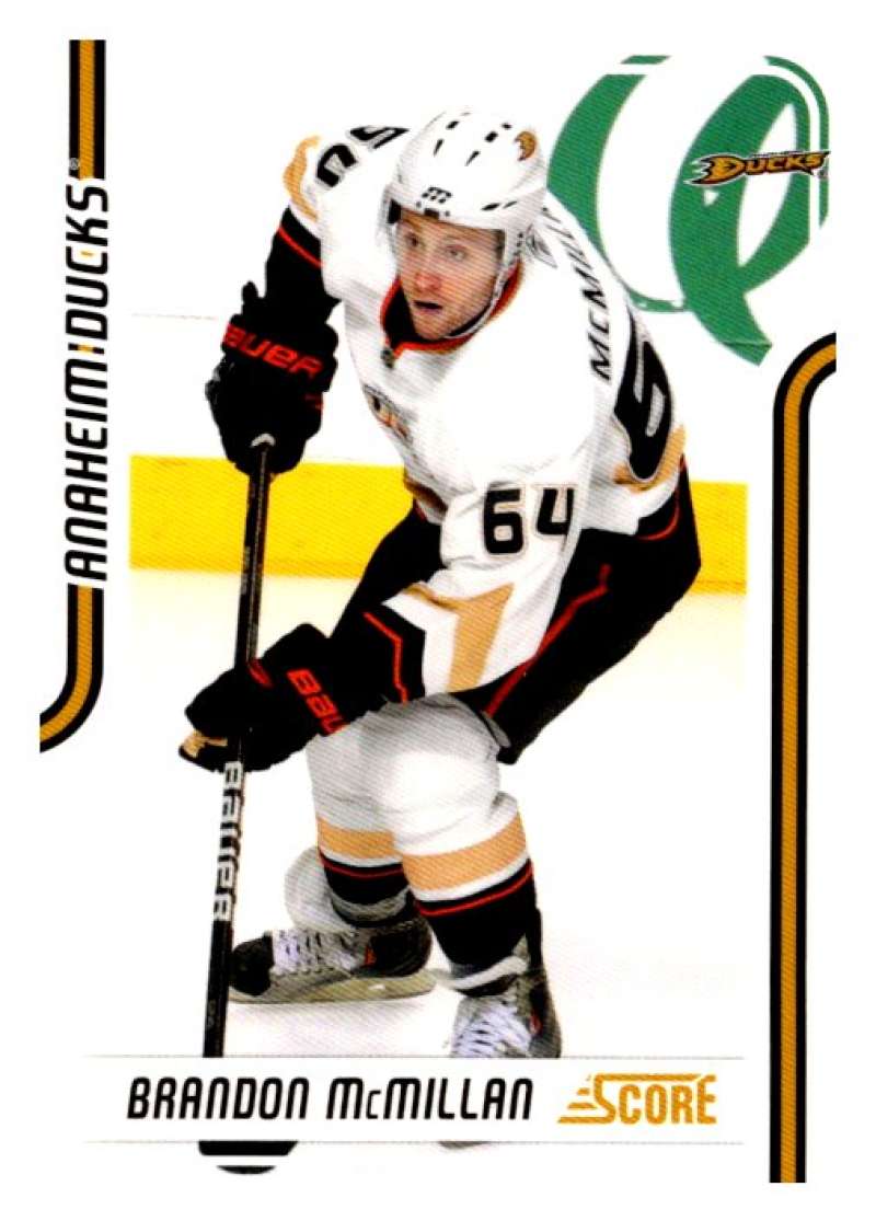 2011-12 Score Glossy #43 Brandon McMillan Anaheim Ducks V94971 Image 1