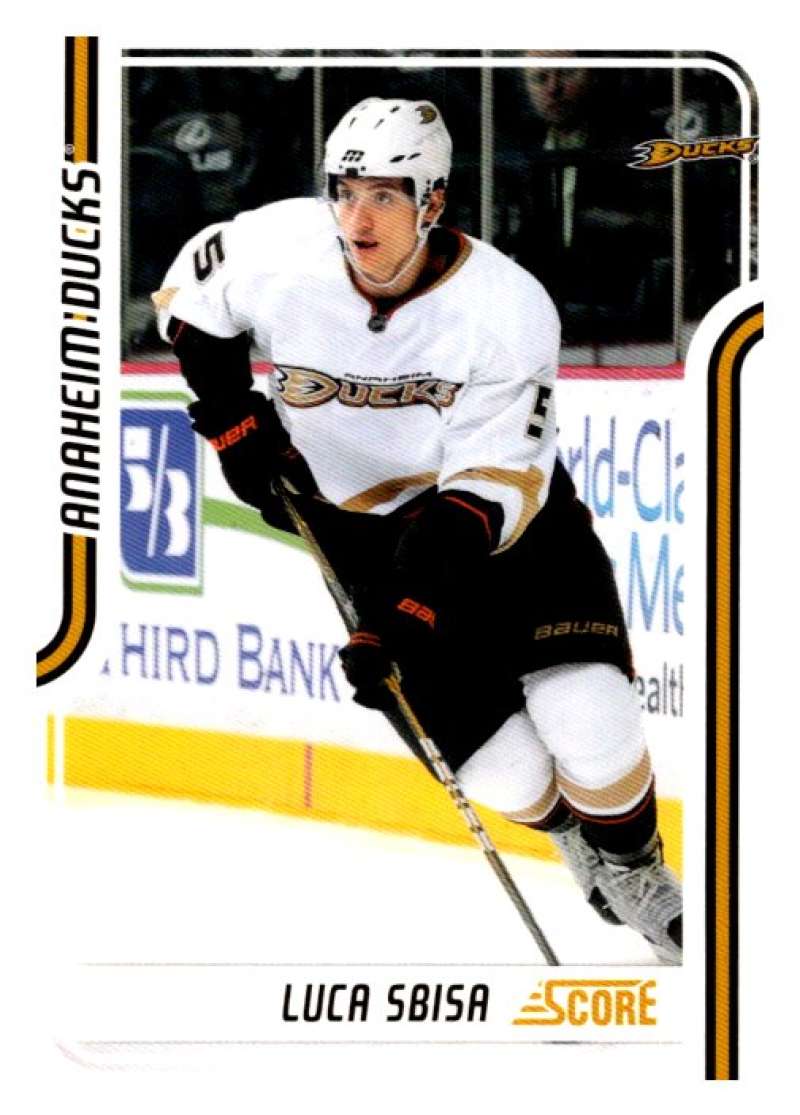 2011-12 Score Glossy #48 Luca Sbisa Anaheim Ducks V94975 Image 1