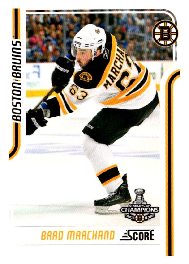 2011-12 Score Glossy #51 Brad Marchand Boston Bruins V94976 Image 1