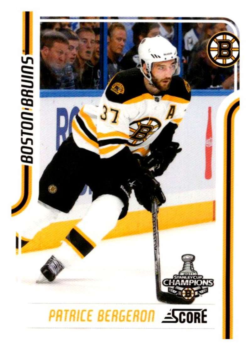 2011-12 Score Glossy #57 Patrice Bergeron Boston Bruins V94979 Image 1