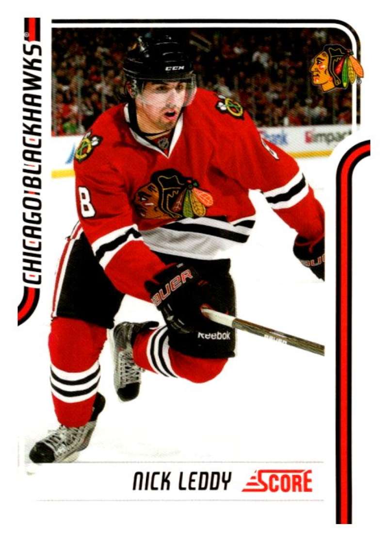 2011-12 Score Glossy #121 Nick Leddy Chicago Blackhawks V95003 Image 1