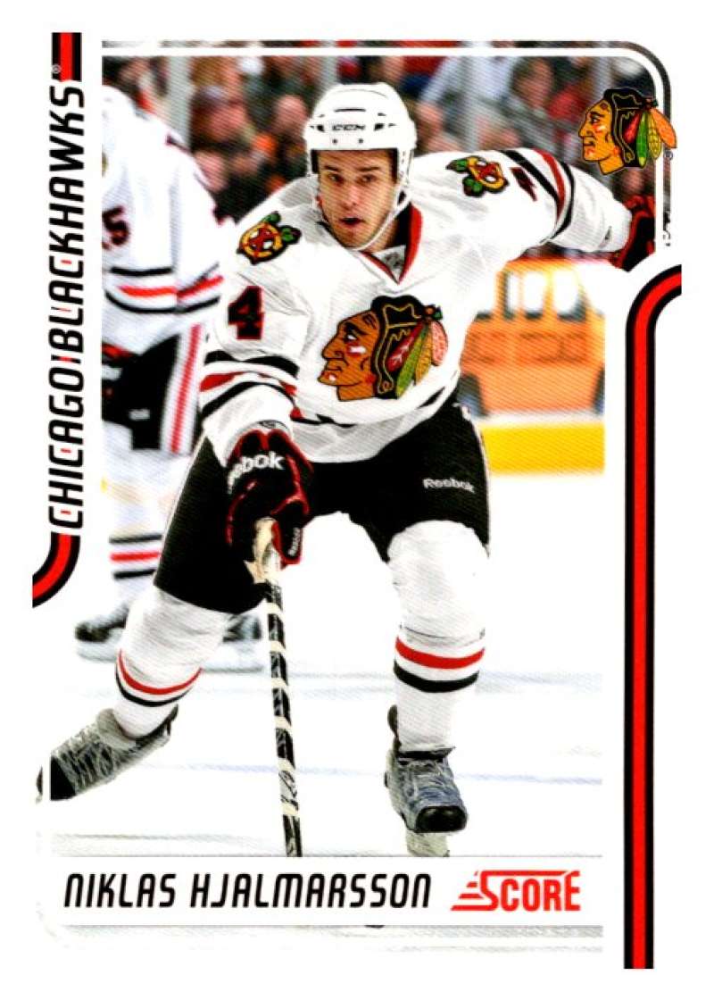 2011-12 Score Glossy #124 Niklas Hjalmarsson Chicago Blackhawks V95006 Image 1