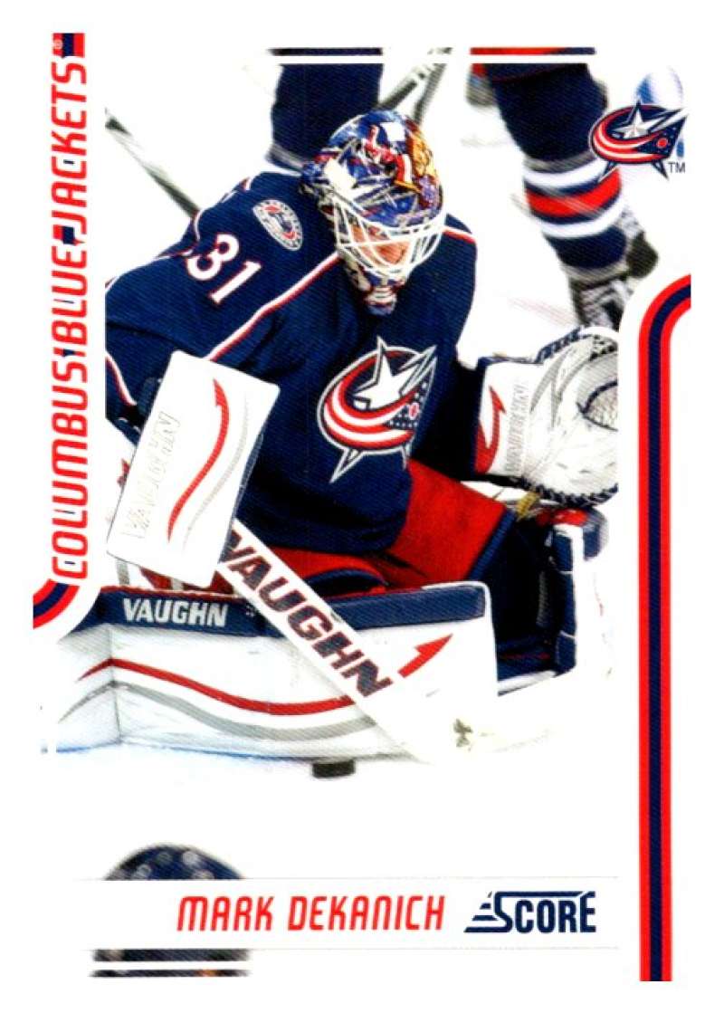 2011-12 Score Glossy #155 Mark Dekanich Columbus Blue Jackets V95026 Image 1