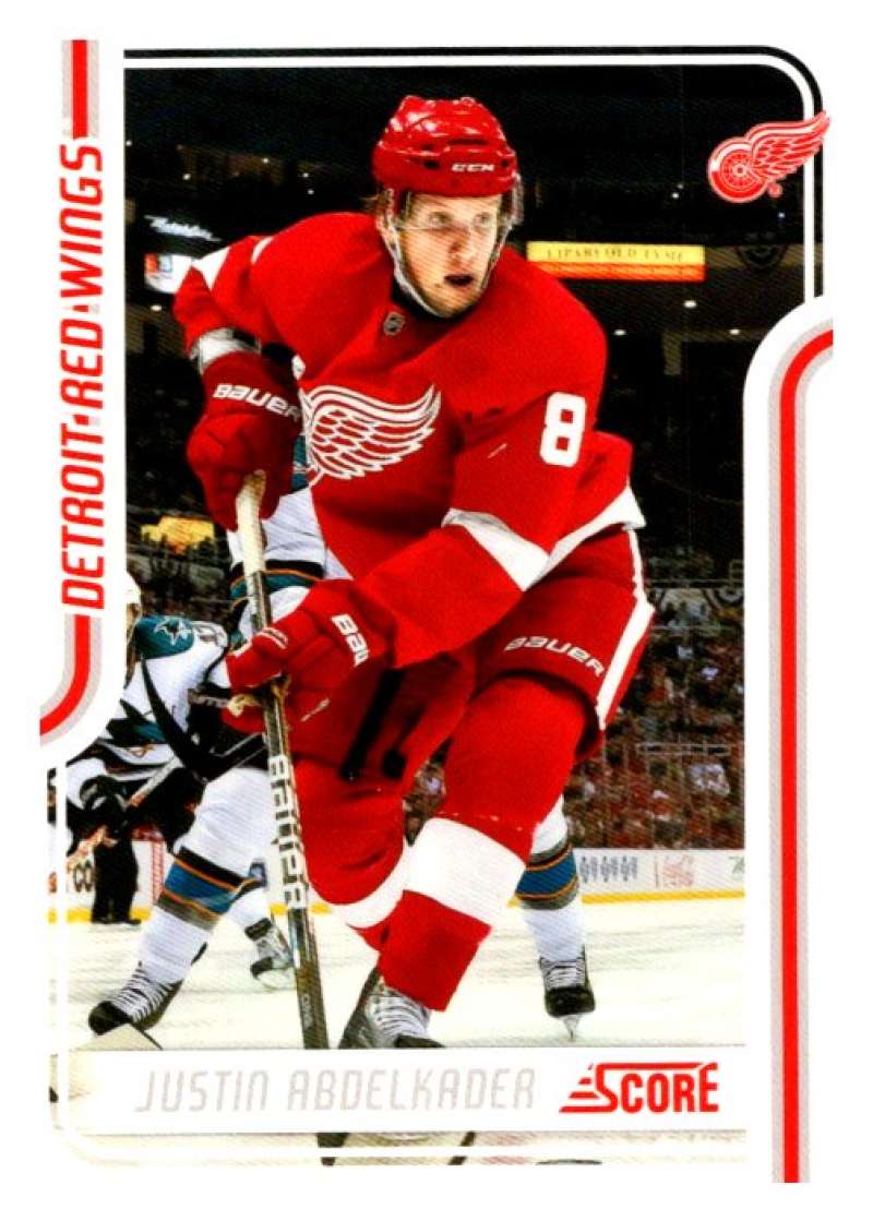 2011-12 Score Glossy #180 Justin Abdelkader Detroit Red Wings V95047 Image 1