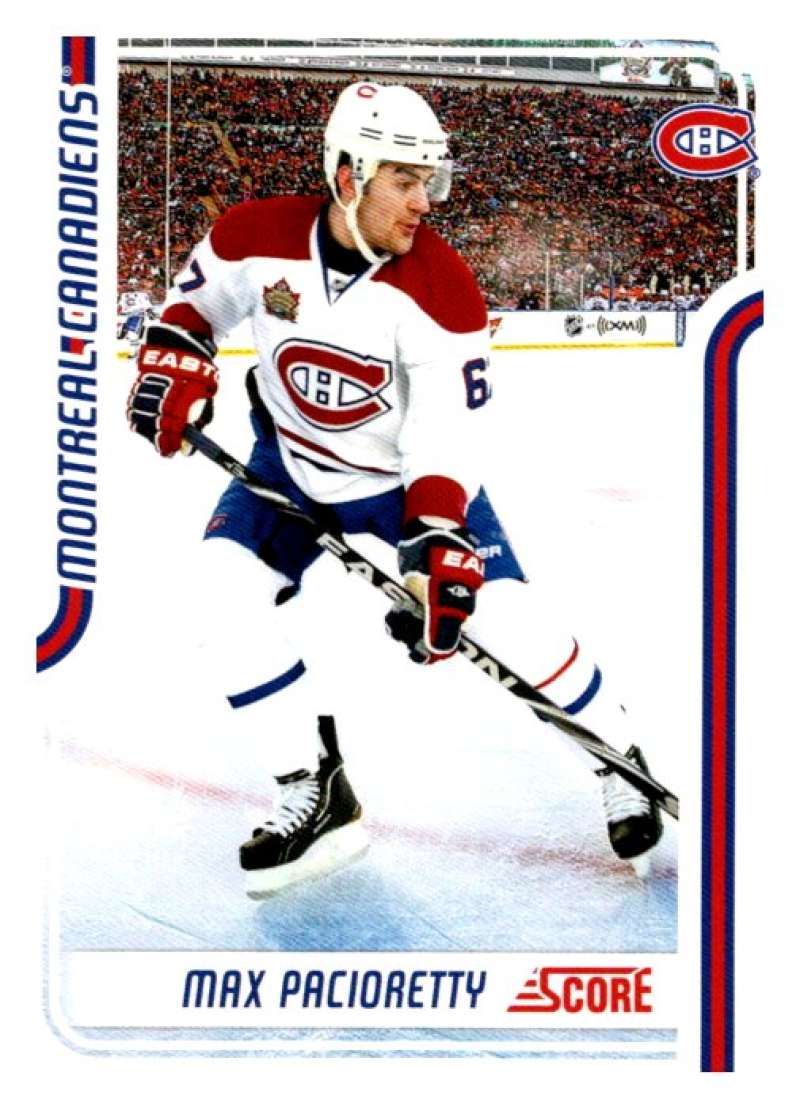 2011-12 Score Glossy #254 Max Pacioretty Montreal Canadiens V95106 Image 1