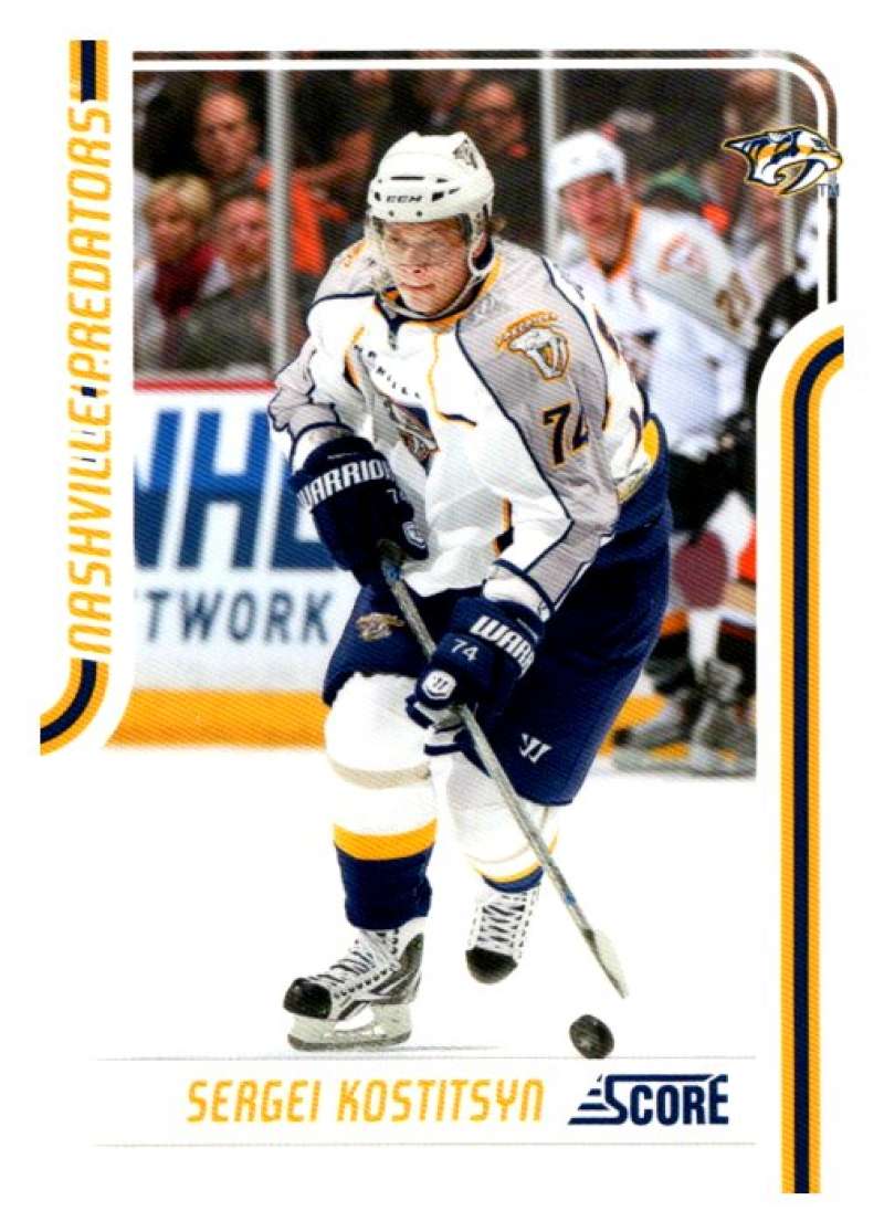 2011-12 Score Glossy #265 Sergei Kostitsyn Nashville Predators V95114 Image 1