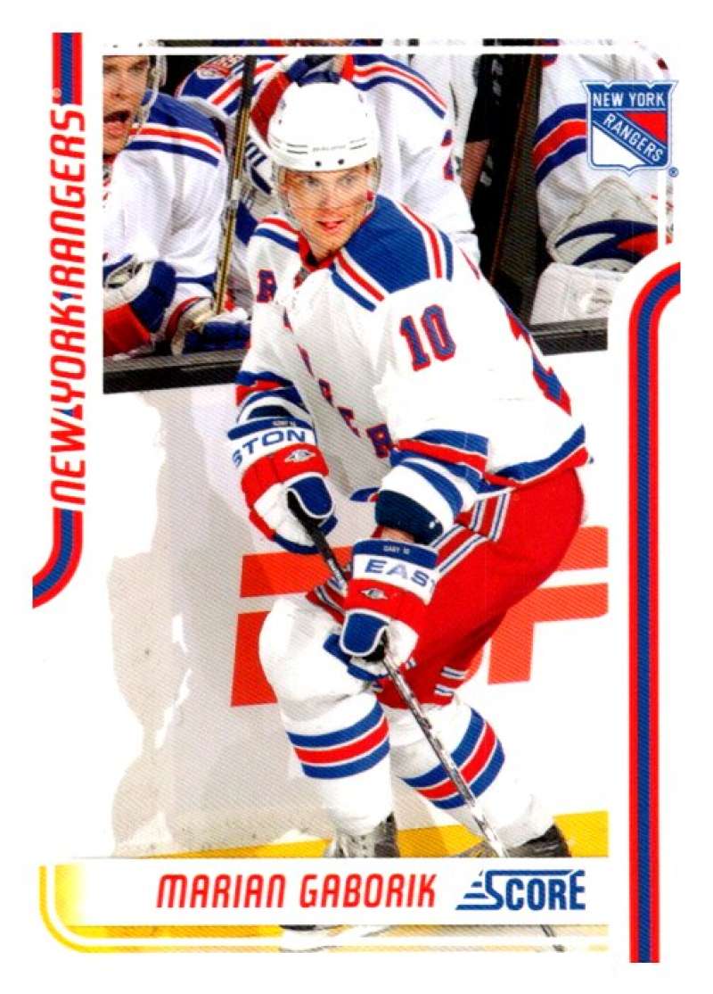 2011-12 Score Glossy #306 Marian Gaborik New York Rangers V95147 Image 1