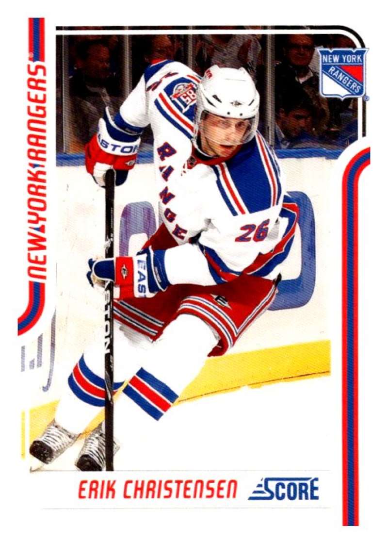 2011-12 Score Glossy #314 Erik Christensen New York Rangers V95153 Image 1