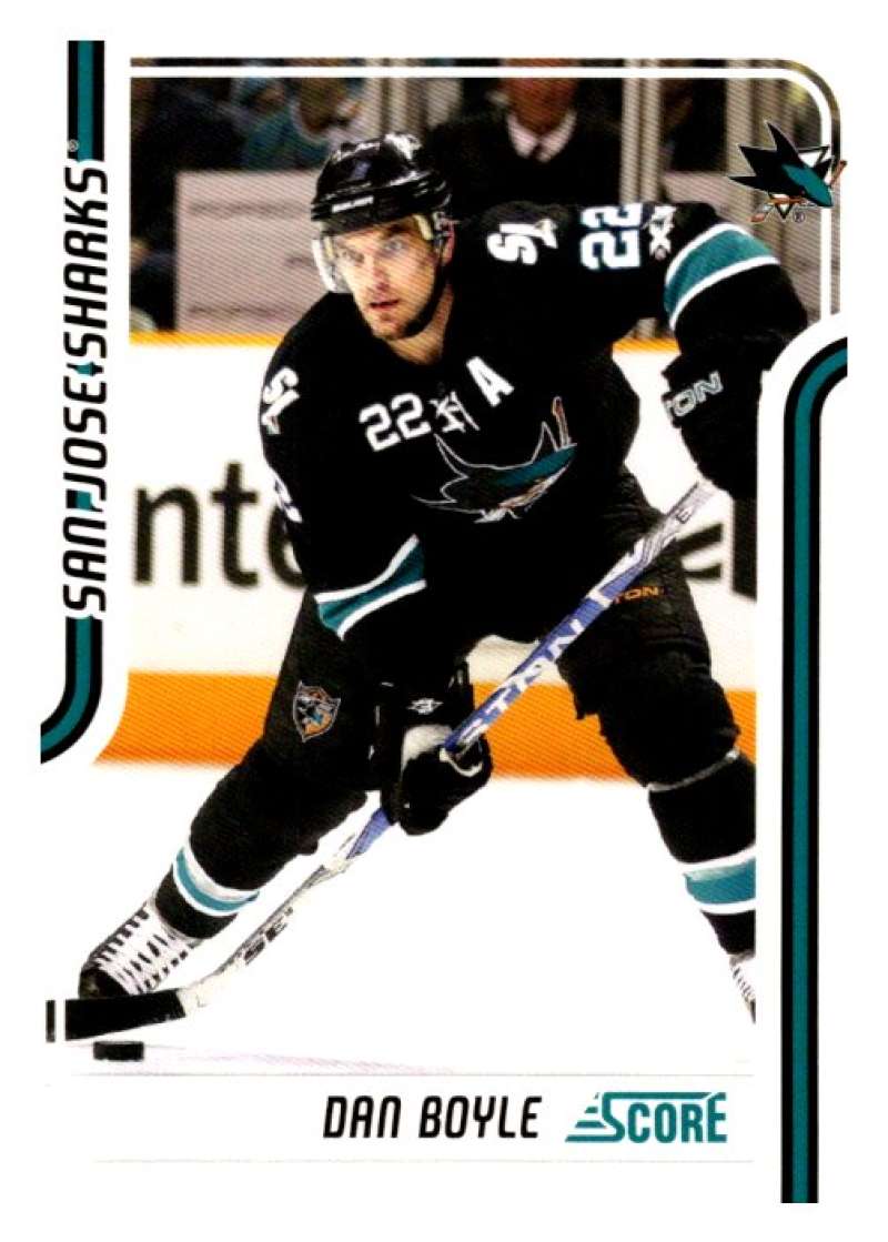 2011-12 Score Glossy #390 Dan Boyle San Jose Sharks V95202 Image 1