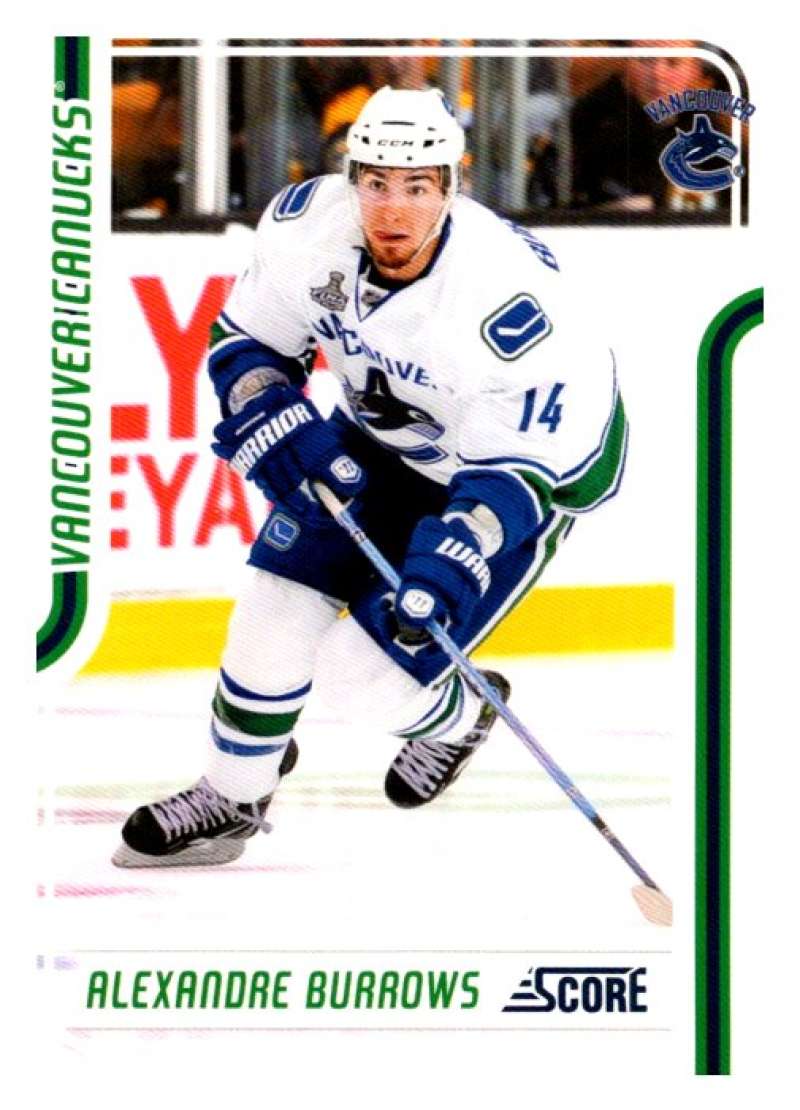 2011-12 Score Glossy #447 Alexandre Burrows Vancouver Canucks V95238 Image 1