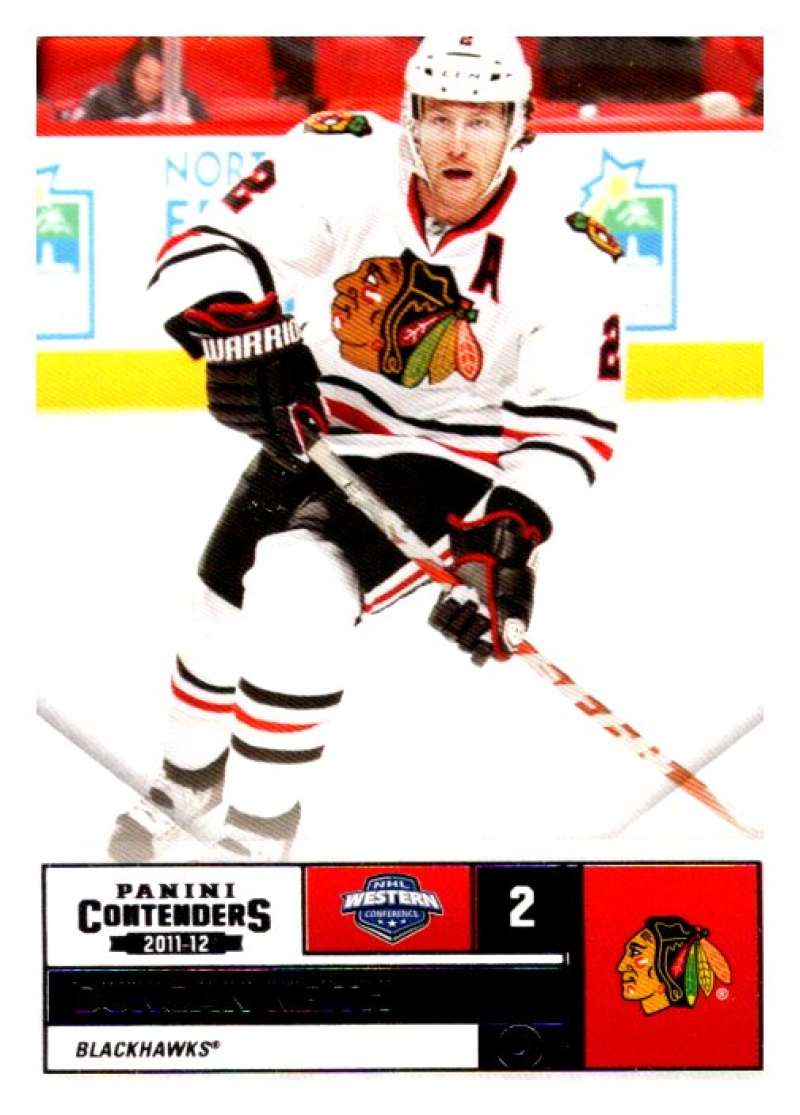2011-12 Playoff Contenders #2 Duncan Keith Chicago Blackhawks V93081 Image 1