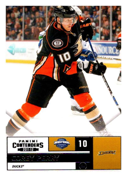 2011-12 Playoff Contenders #10 Corey Perry  Anaheim Ducks  V93088 Image 1