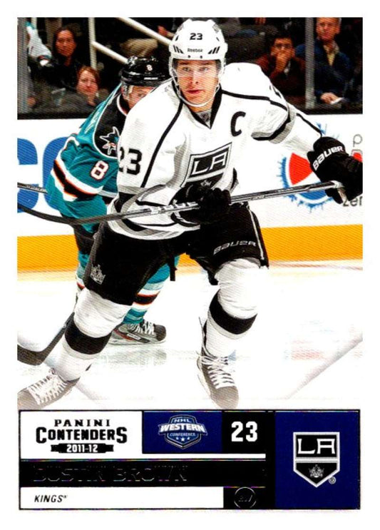 2011-12 Playoff Contenders #23 Dustin Brown  Los Angeles Kings  V93092 Image 1