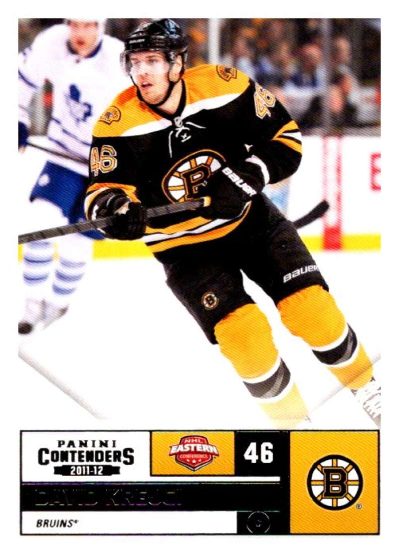 2011-12 Playoff Contenders #46 David Krejci Boston Bruins V93102 Image 1