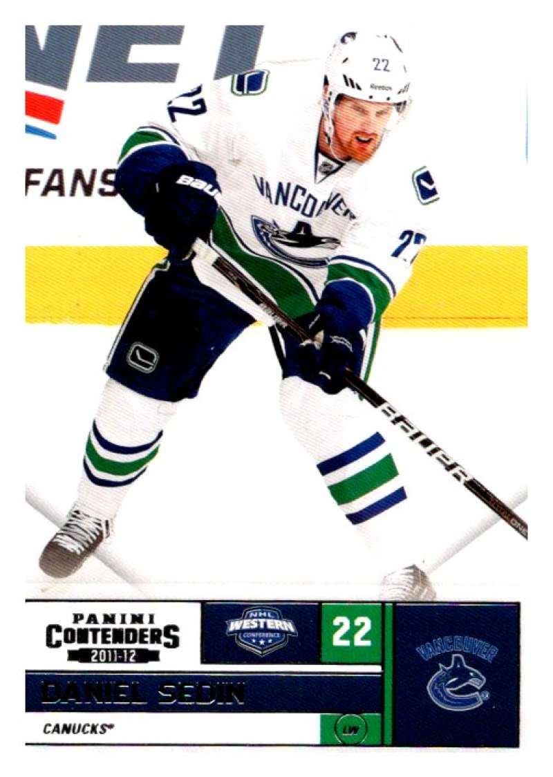 2011-12 Playoff Contenders #47 Daniel Sedin Vancouver Canucks V93103 Image 1
