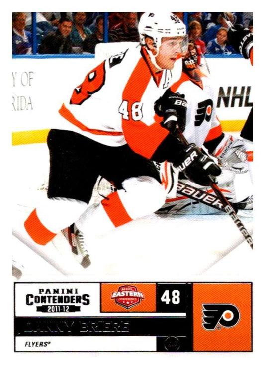 2011-12 Playoff Contenders #48 Danny Briere  Philadelphia Flyers  V93104 Image 1