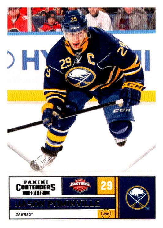 2011-12 Playoff Contenders #55 Jason Pominville  Buffalo Sabres  V93112 Image 1