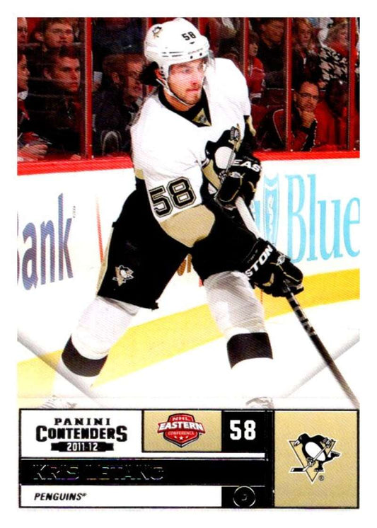 2011-12 Playoff Contenders #58 Kris Letang  Pittsburgh Penguins  V93114 Image 1
