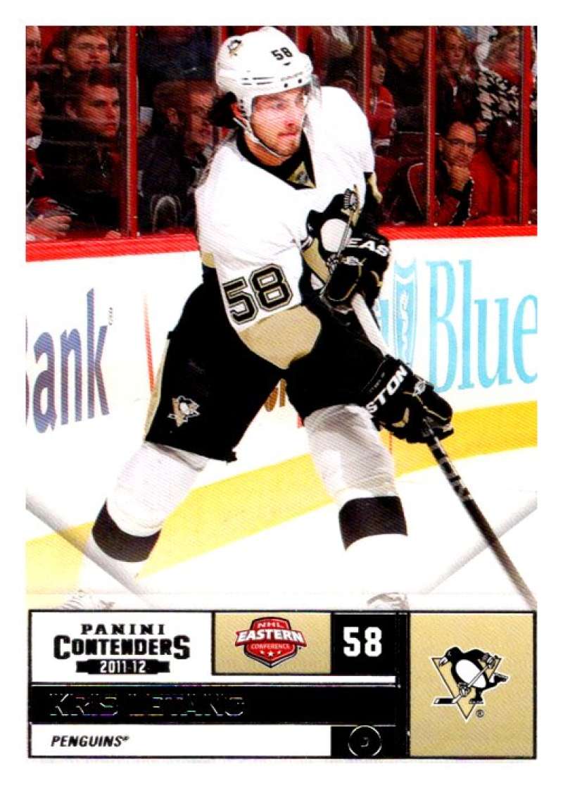 2011-12 Playoff Contenders #58 Kris Letang Pittsburgh Penguins V93114 Image 1
