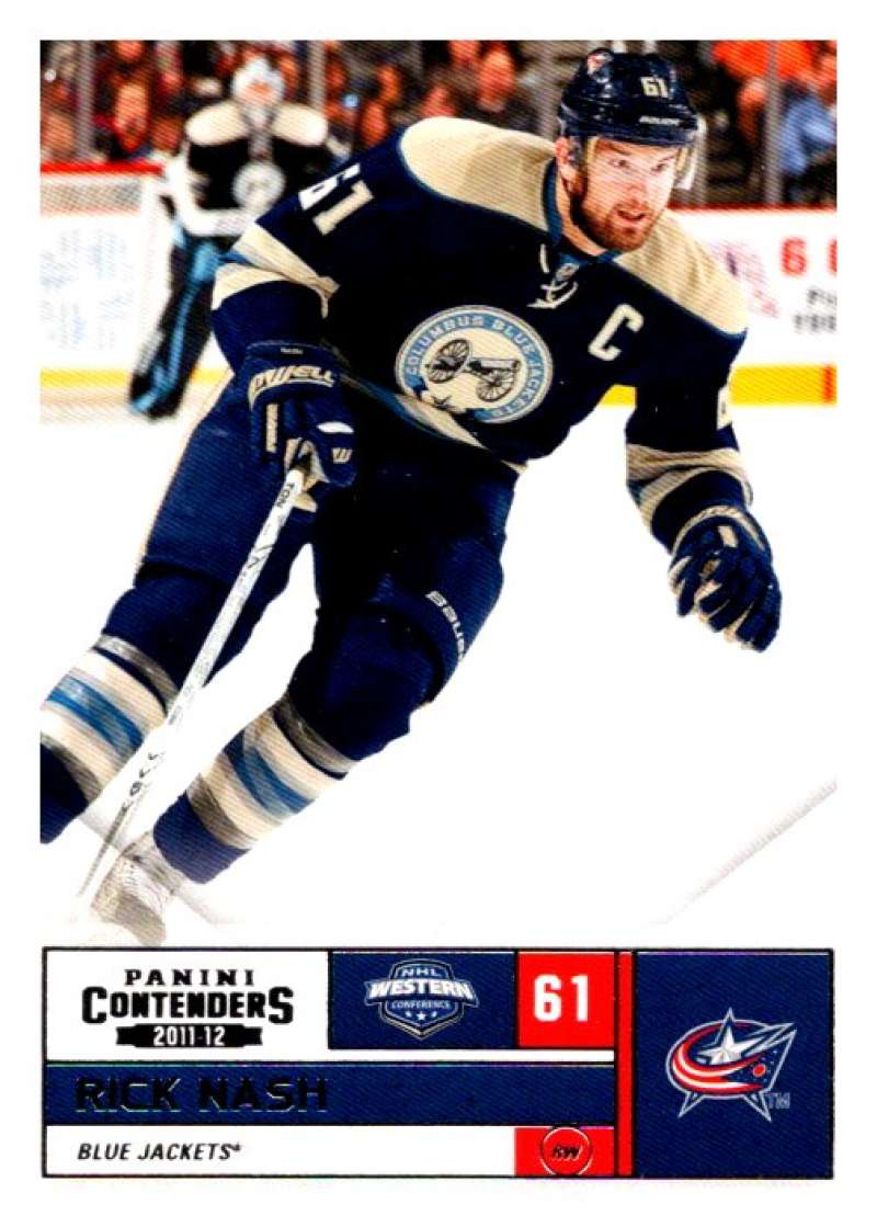 2011-12 Playoff Contenders #61 Rick Nash Columbus Blue Jackets V93116 Image 1