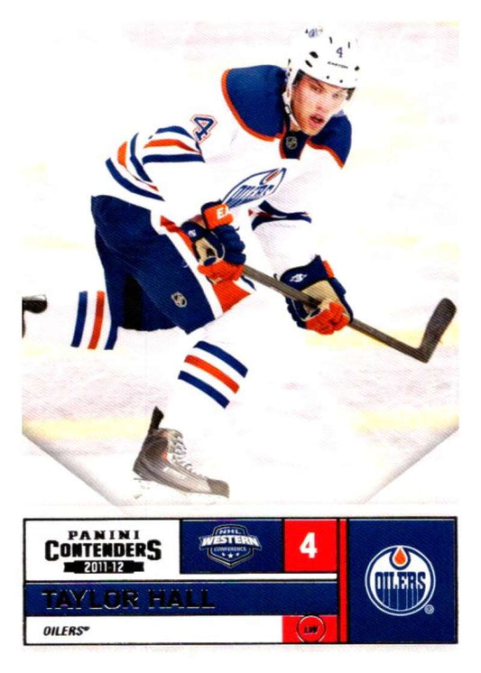 2011-12 Playoff Contenders #69 Taylor Hall  Edmonton Oilers  V93121 Image 1