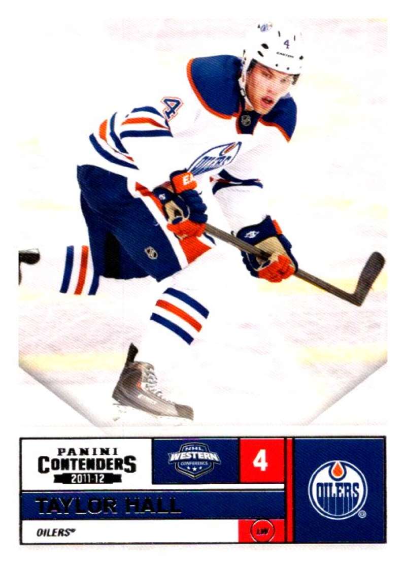 2011-12 Playoff Contenders #69 Taylor Hall Edmonton Oilers V93121 Image 1