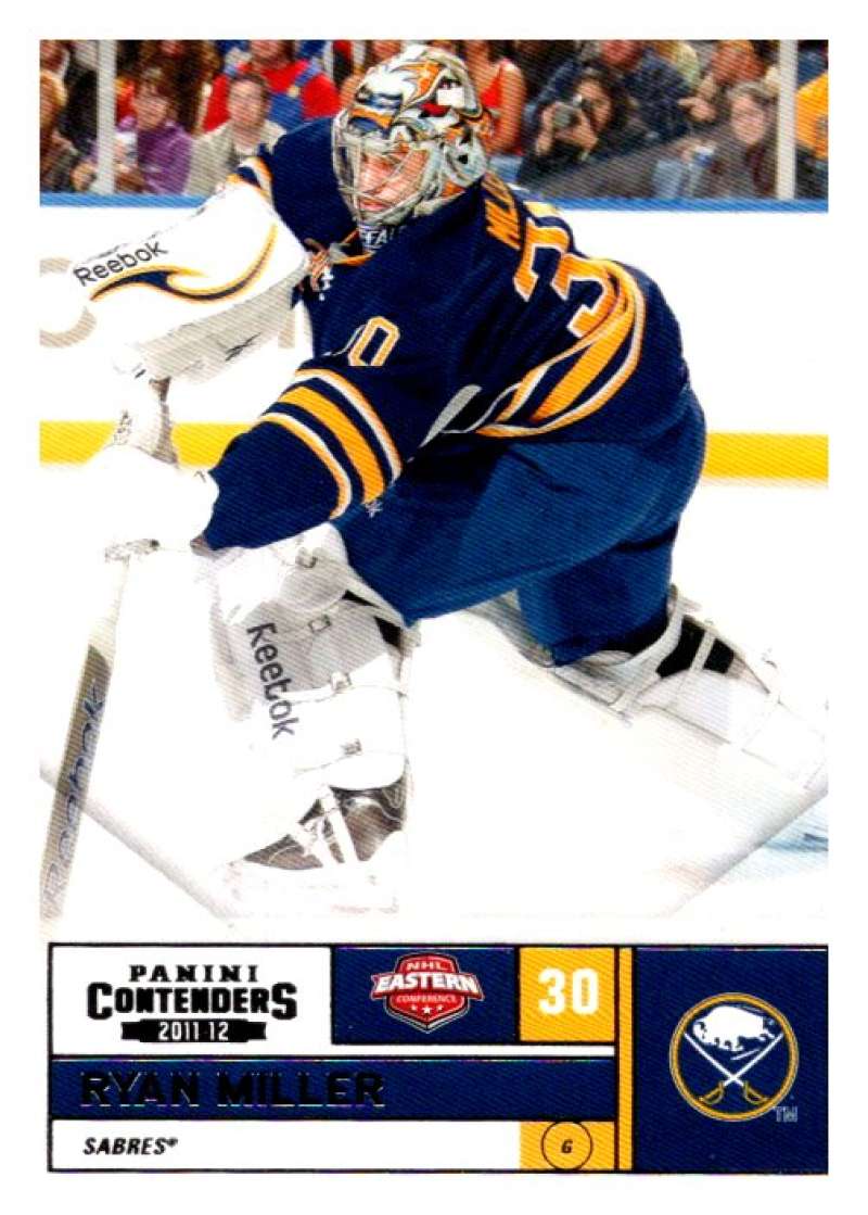 2011-12 Playoff Contenders #70 Ryan Miller Buffalo Sabres V93122 Image 1