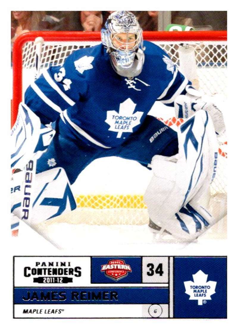 2011-12 Playoff Contenders #79 James Reimer Toronto Maple Leafs V93129 Image 1