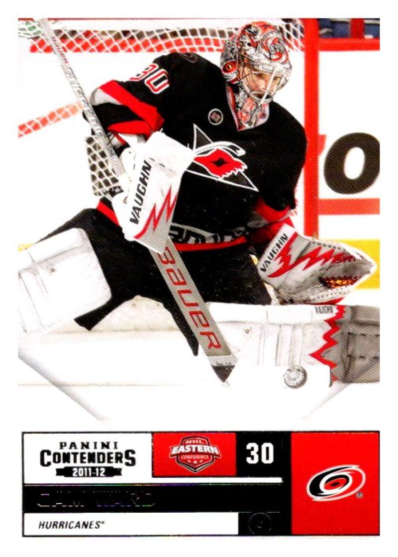 2011-12 Playoff Contenders #95 Cam Ward Carolina Hurricanes V93141 Image 1