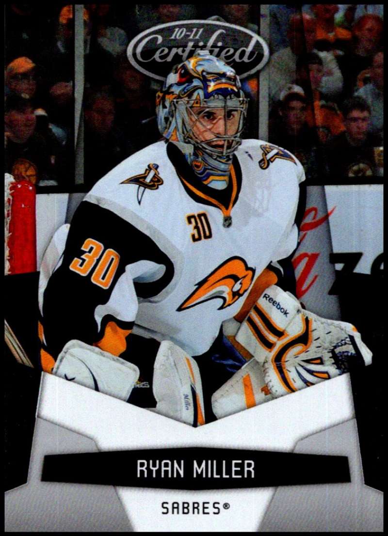 2010-11 Panini Certified #16 Ryan Miller Buffalo Sabres V93269 Image 1