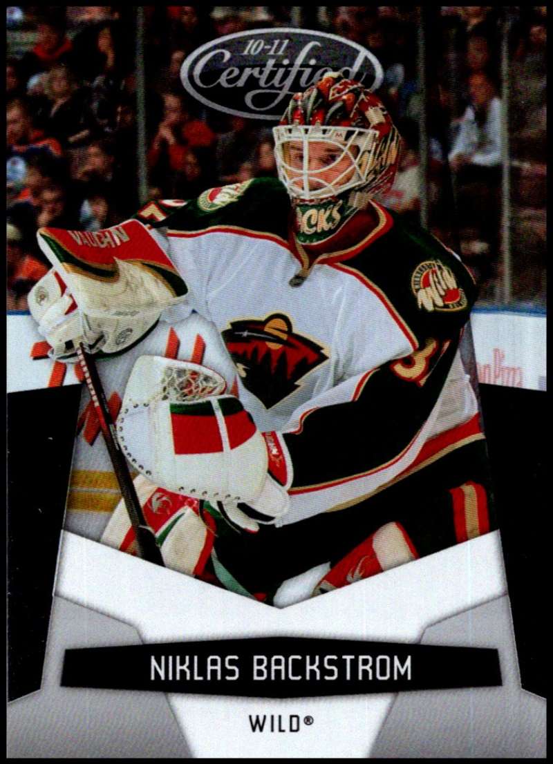 2010-11 Panini Certified #73 Niklas Backstrom Minnesota Wild V93271 Image 1