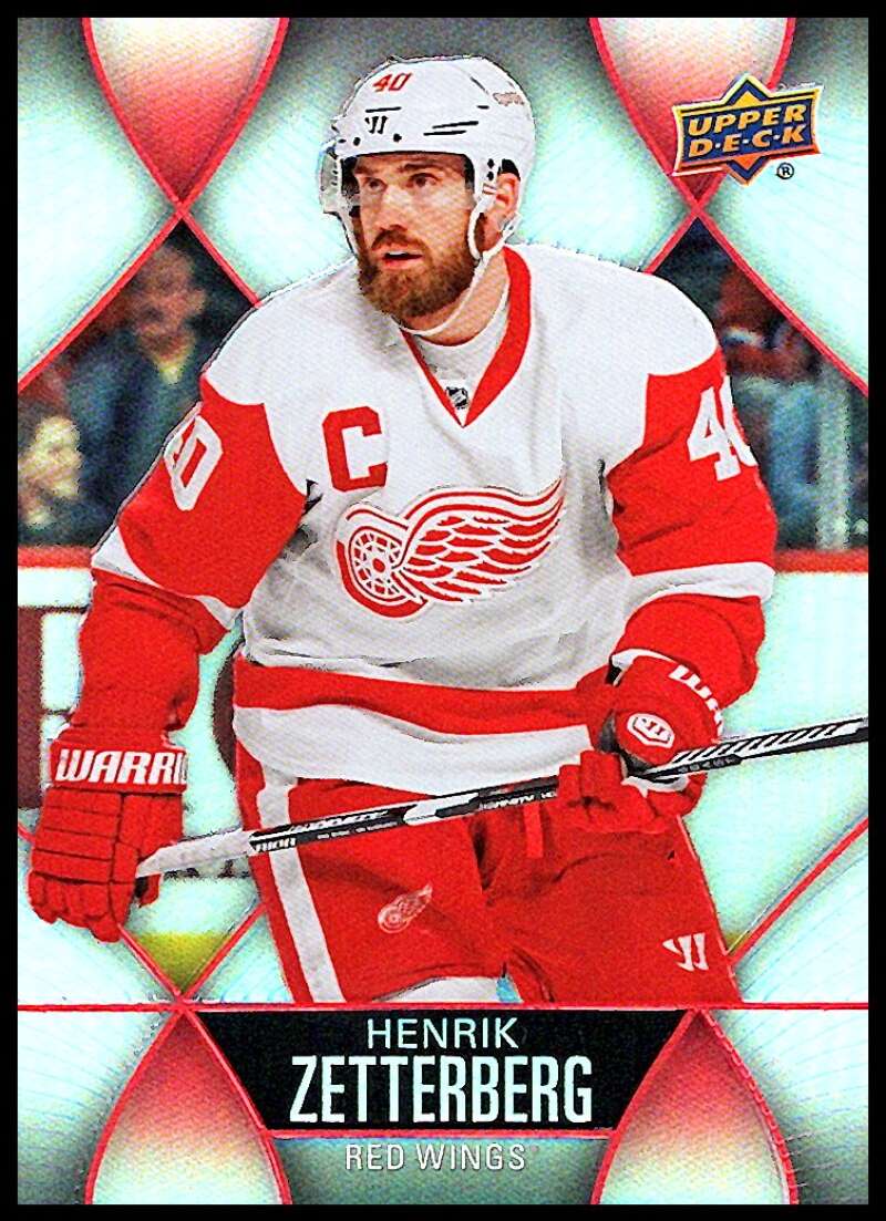 2016-17 Upper Deck Tim Hortons #40 Henrik Zetterberg Detroit Red Wings Image 1