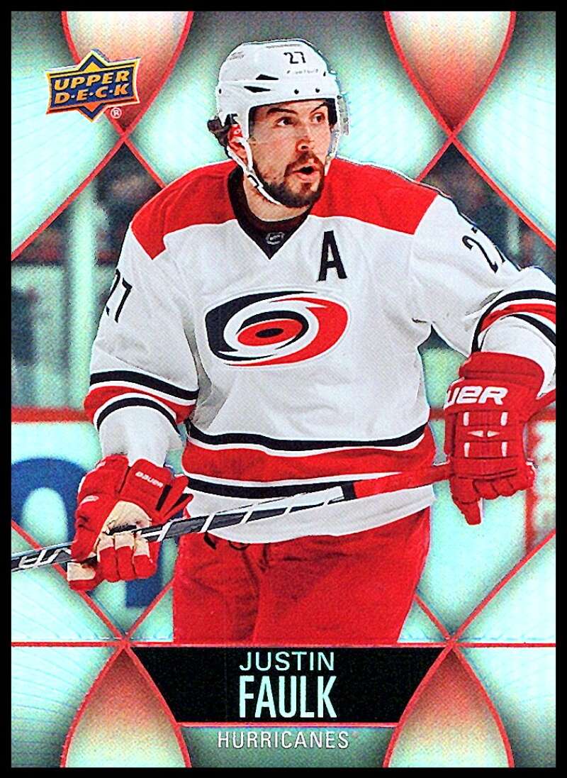 2016-17 Upper Deck Tim Hortons #55 Justin Faulk Carolina Hurricanes Image 1