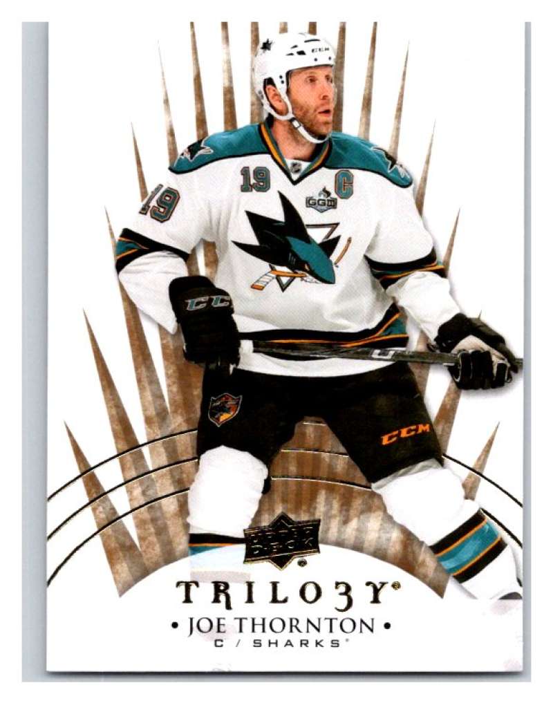 2014-15 Upper Deck Trilogy #7 Joe Thornton San Jose Sharks V94402 Image 1
