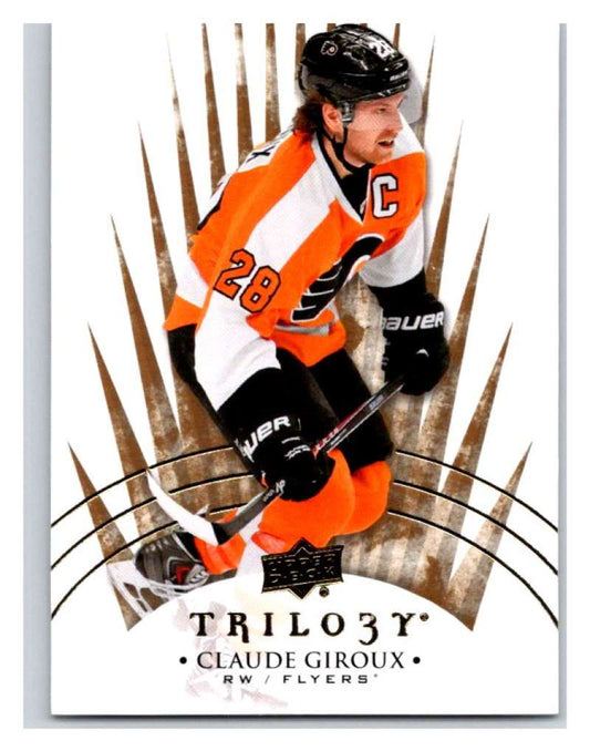 2014-15 Upper Deck Trilogy #12 Claude Giroux  Philadelphia Flyers  V94406 Image 1