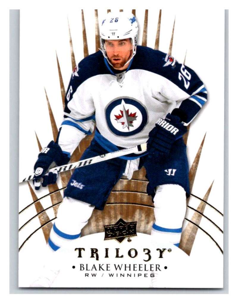 2014-15 Upper Deck Trilogy #24 Blake Wheeler Winnipeg Jets V94413 Image 1