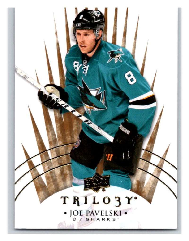 2014-15 Upper Deck Trilogy #30 Joe Pavelski San Jose Sharks V94415 Image 1
