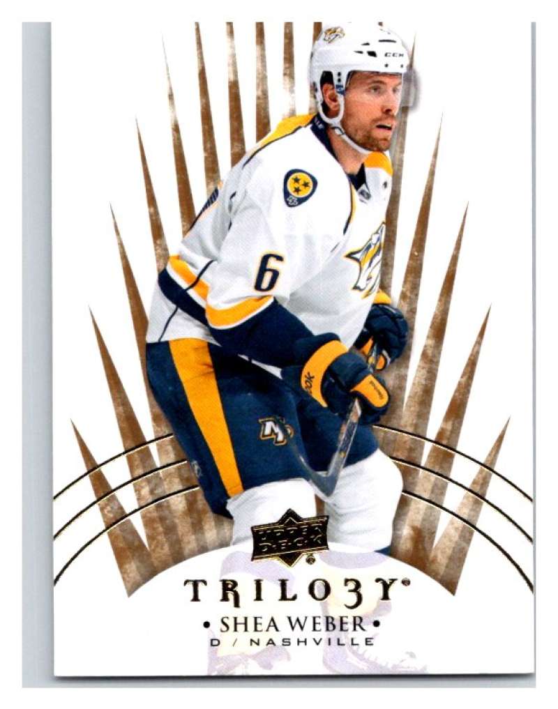 2014-15 Upper Deck Trilogy #57 Shea Weber Nashville Predators V94433 Image 1