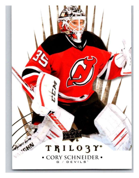 2014-15 Upper Deck Trilogy #64 Cory Schneider  New Jersey Devils  V94436 Image 1