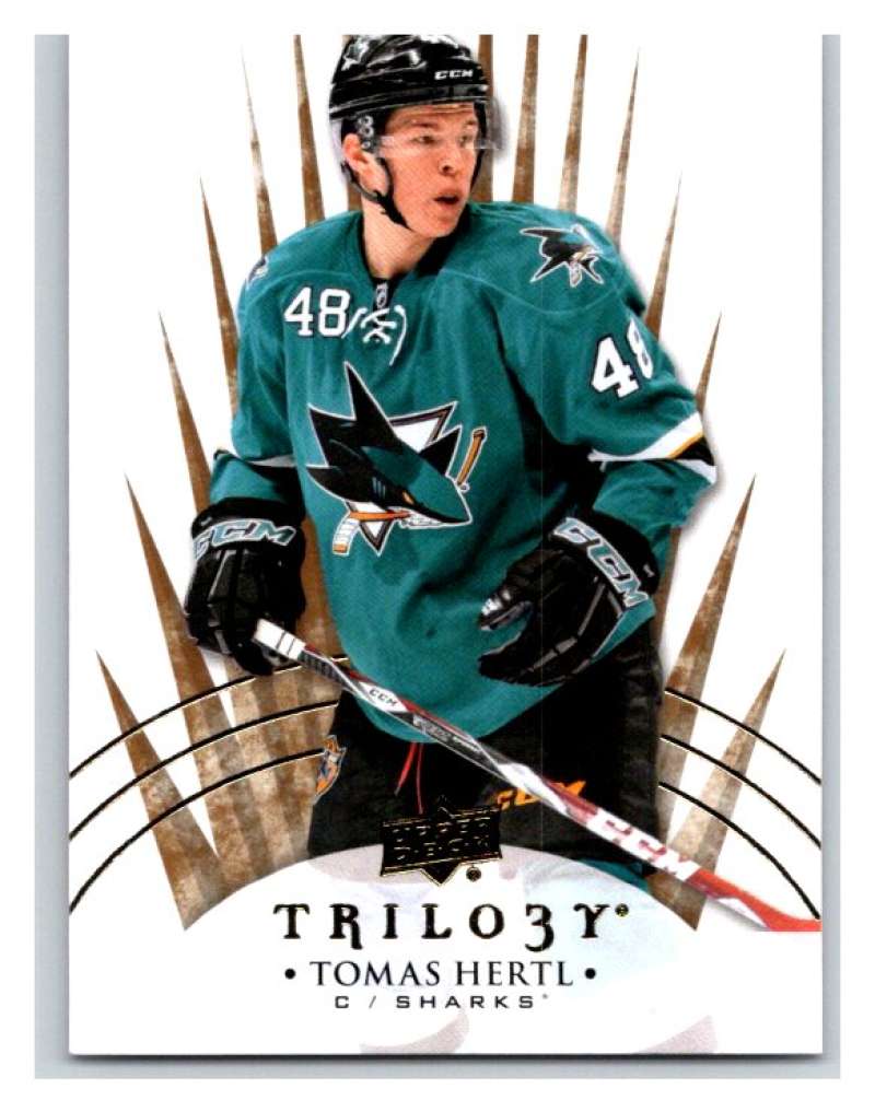 2014-15 Upper Deck Trilogy #73 Tomas Hertl San Jose Sharks V94440 Image 1