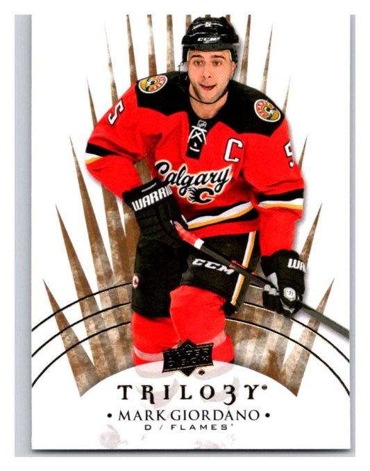 2014-15 Upper Deck Trilogy #78 Mark Giordano  Calgary Flames  V94444 Image 1