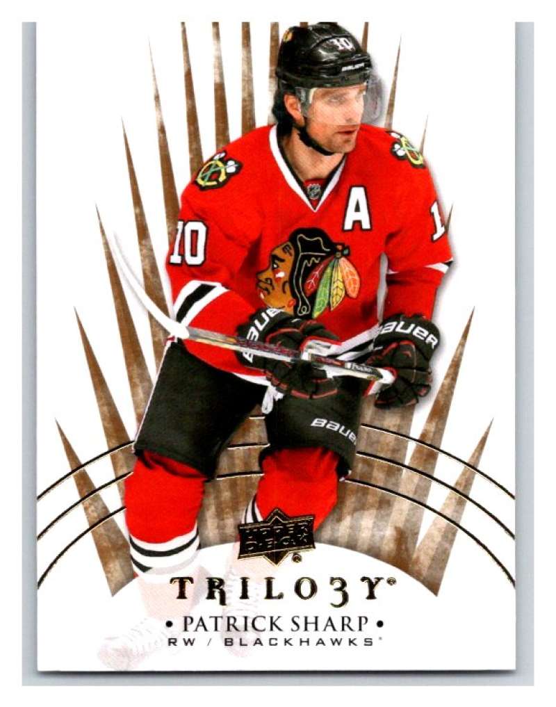 2014-15 Upper Deck Trilogy #83 Patrick Sharp Chicago Blackhawks V94446 Image 1
