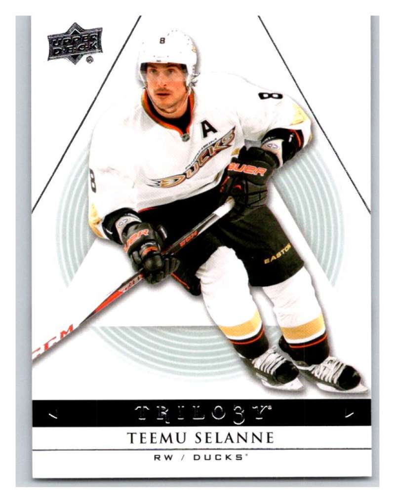 2013-14 Upper Deck Trilogy #4 Teemu Selanne Anaheim Ducks V93851 Image 1