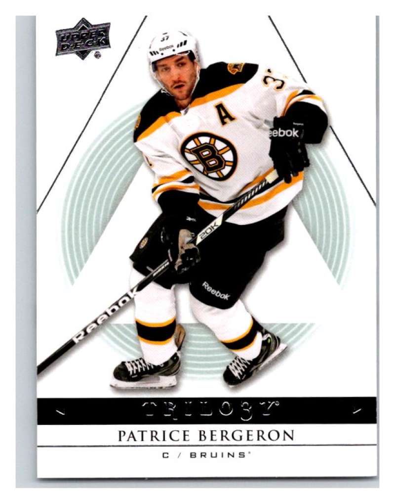 2013-14 Upper Deck Trilogy #9 Patrice Bergeron Boston Bruins V93853 Image 1