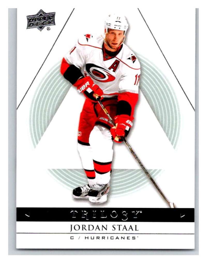 2013-14 Upper Deck Trilogy #20 Jordan Staal Carolina Hurricanes V93858 Image 1