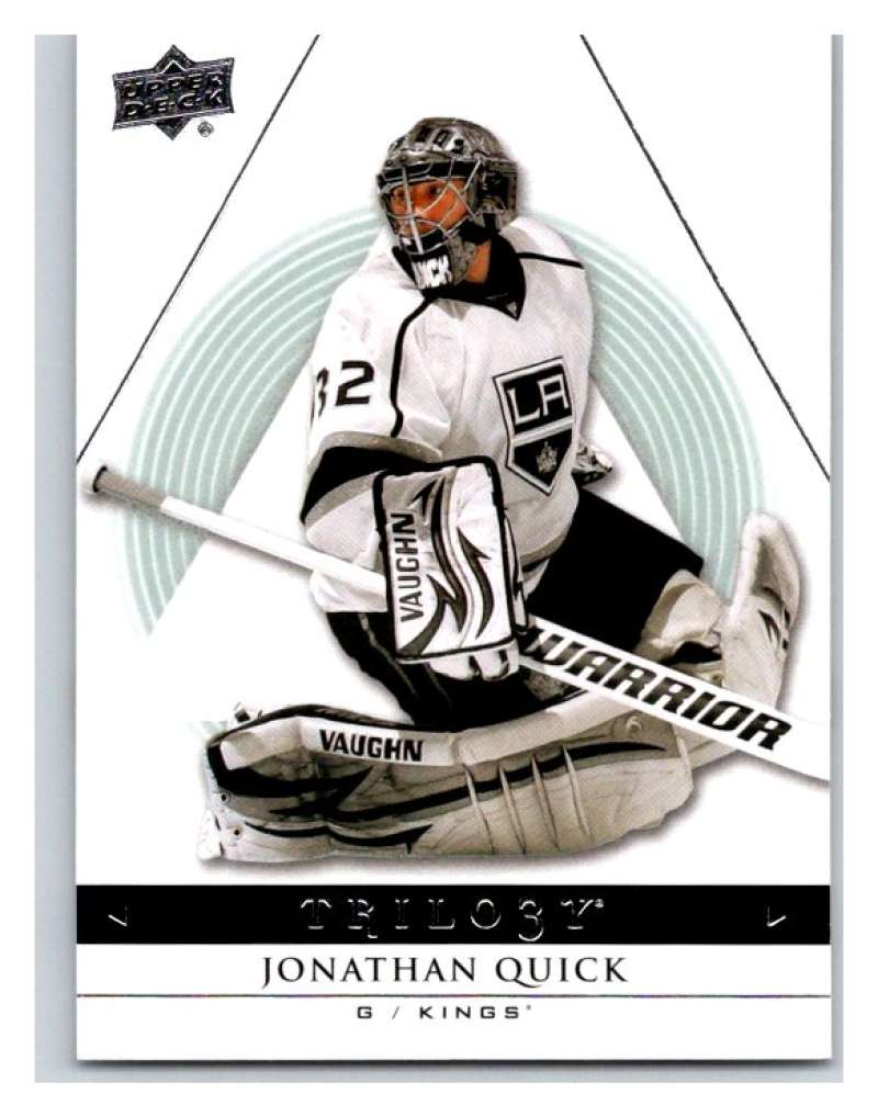 2013-14 Upper Deck Trilogy #50 Jonathan Quick Los Angeles Kings V93872 Image 1