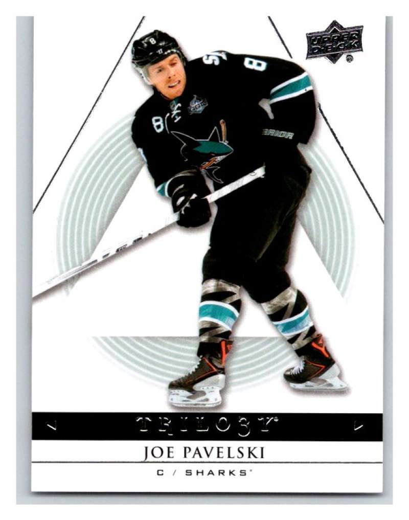 2013-14 Upper Deck Trilogy #82 Joe Pavelski San Jose Sharks V93888 Image 1