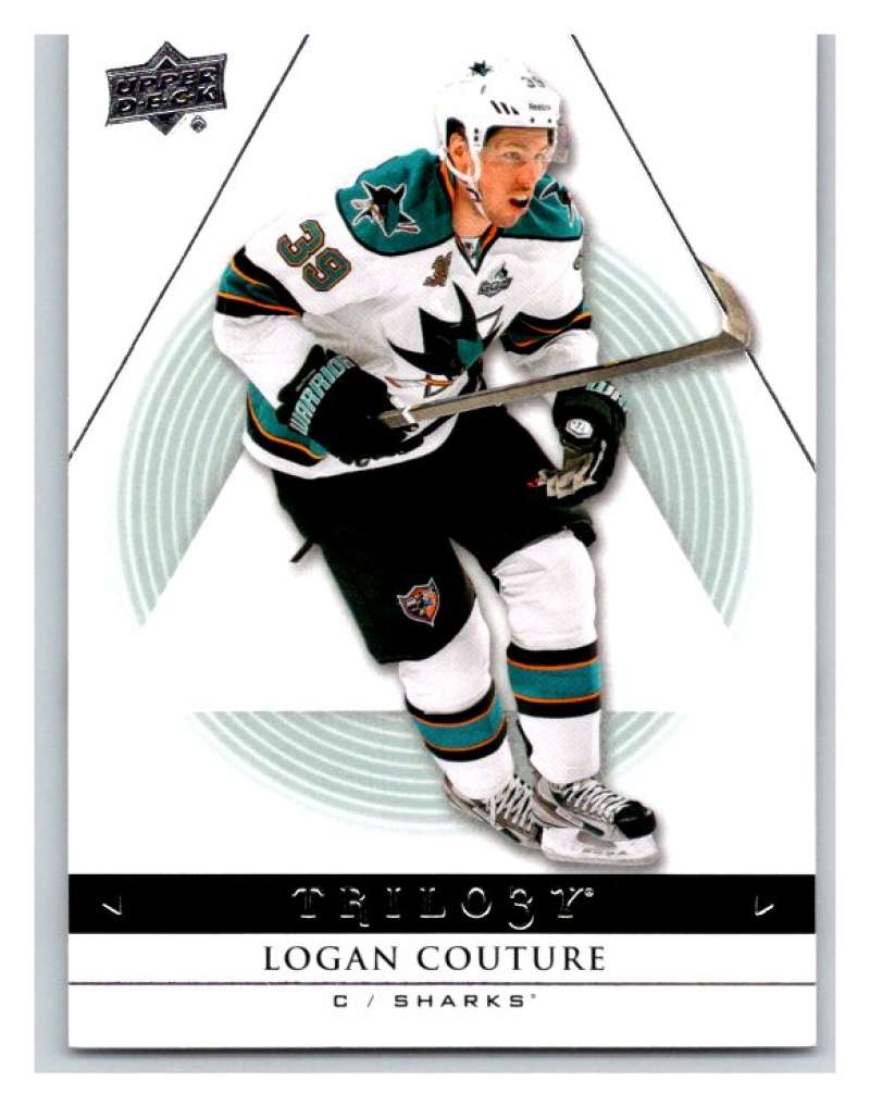 2013-14 Upper Deck Trilogy #84 Logan Couture San Jose Sharks V93890 Image 1