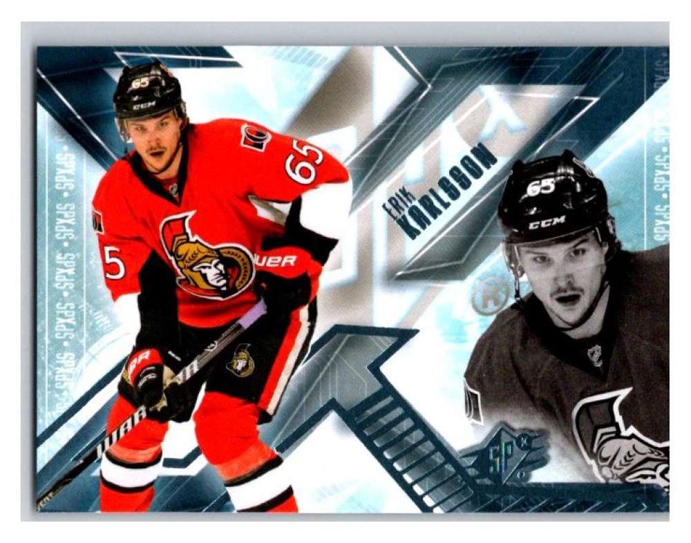 2013-14 Upper Deck SPx #55 Erik Karlsson Ottawa Senators V93969 Image 1